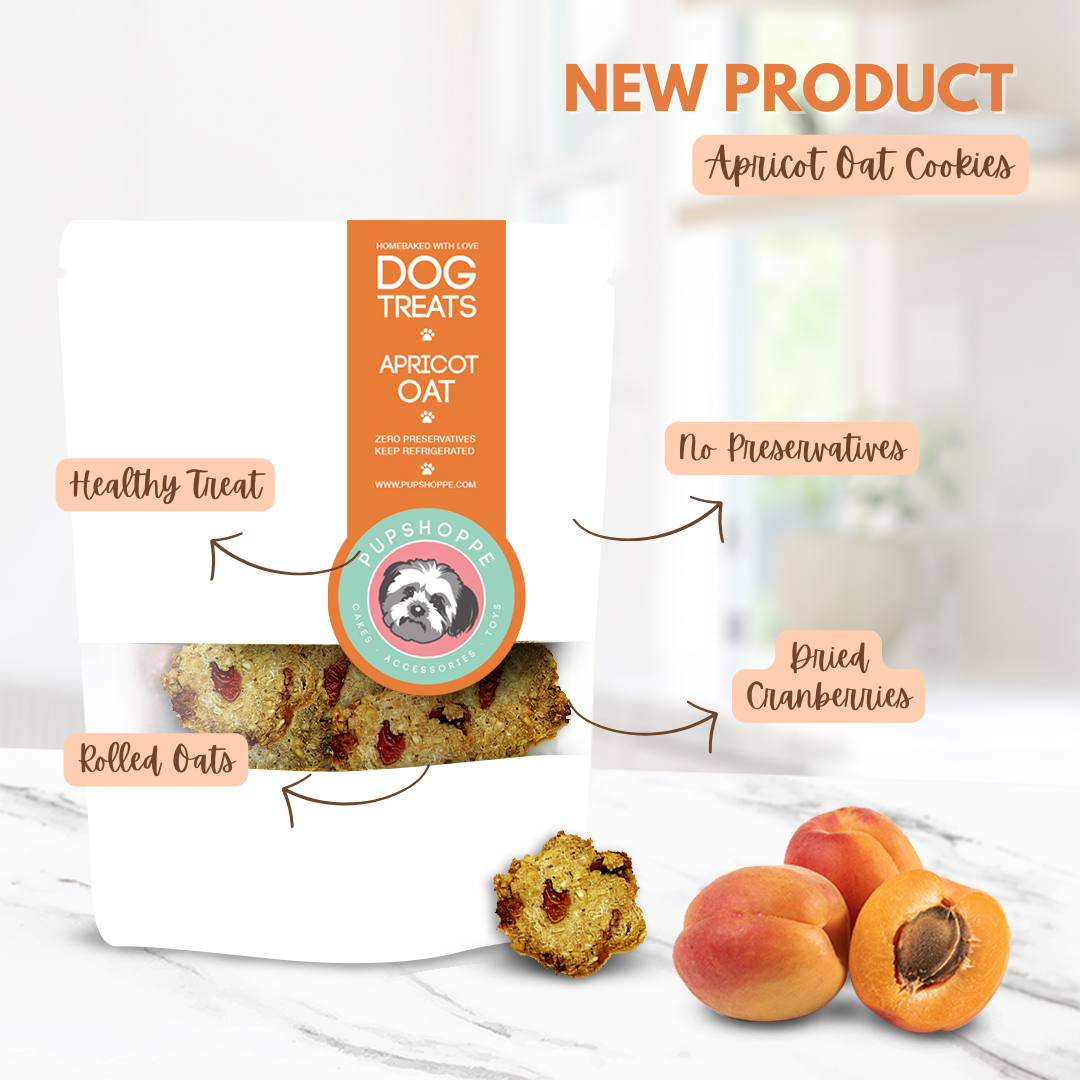 Apricot Oat Dog Cookies 50g