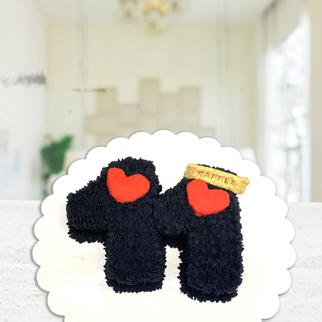 Number Cake Dog Cake (Double Digits)