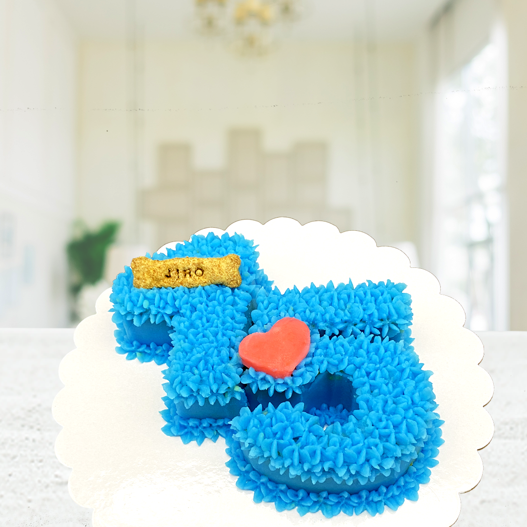 Number Cake Dog Cake (Double Digits)