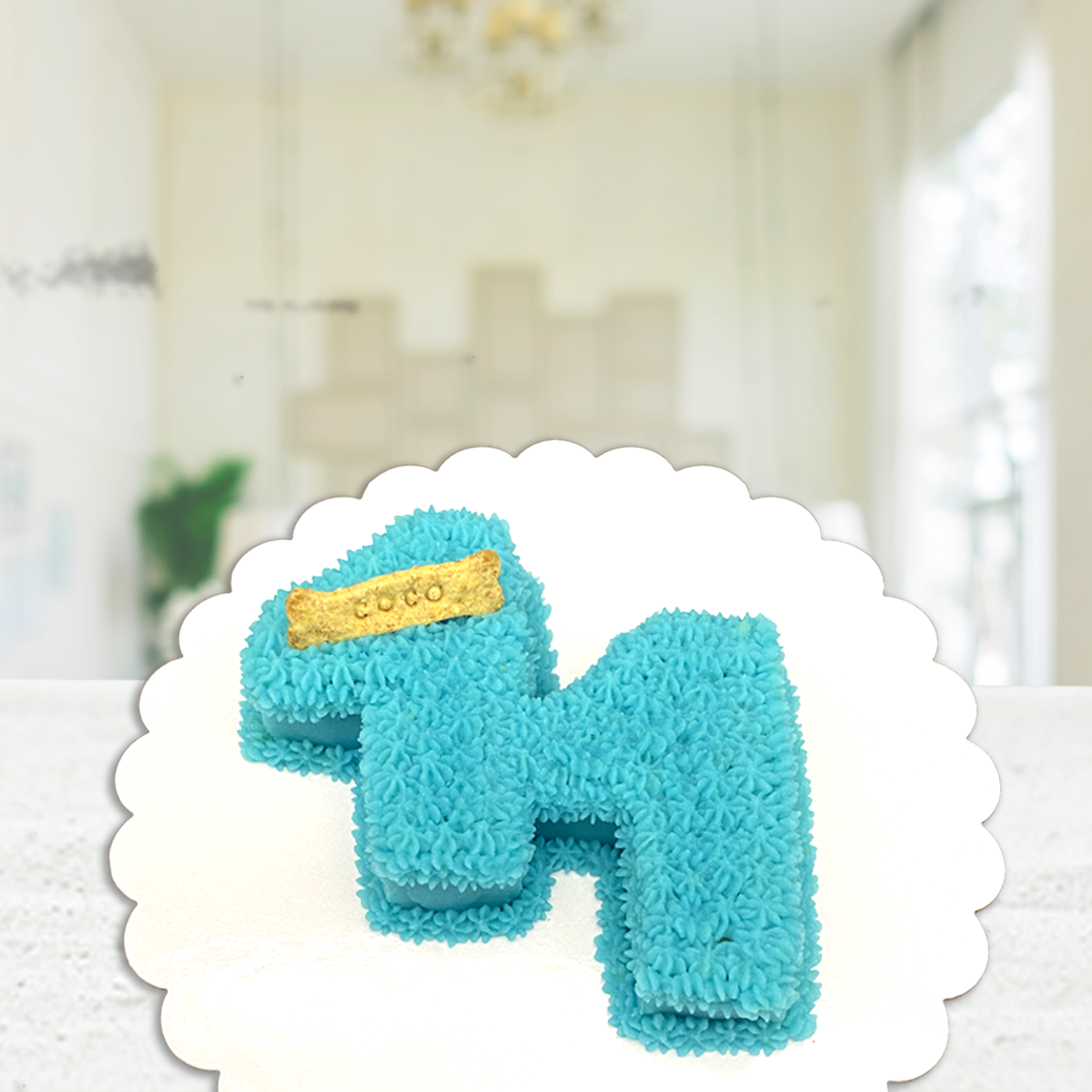 Number Cake Dog Cake (Double Digits)