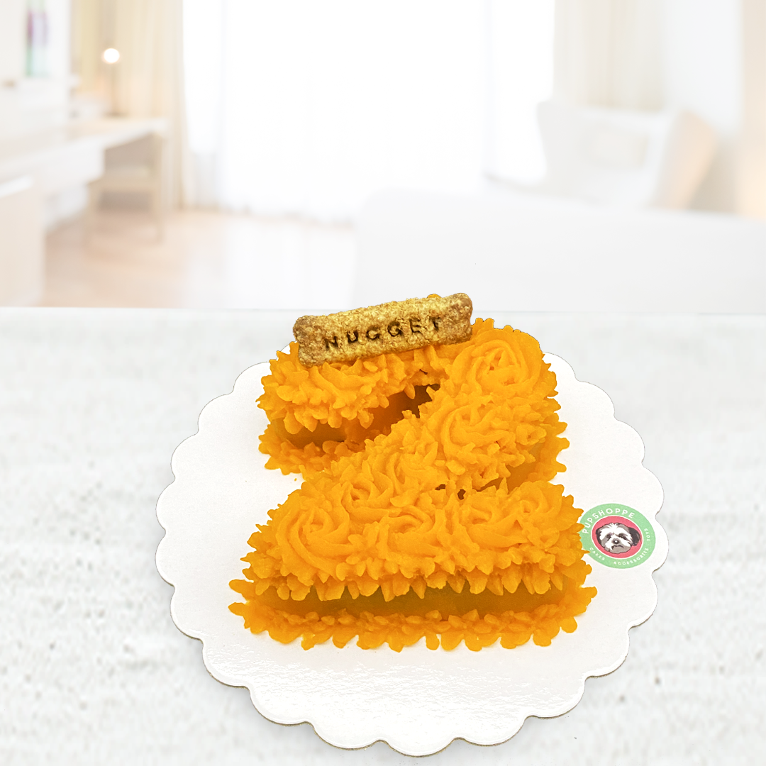 Number Dog Cake Roses Design – Pupshoppe