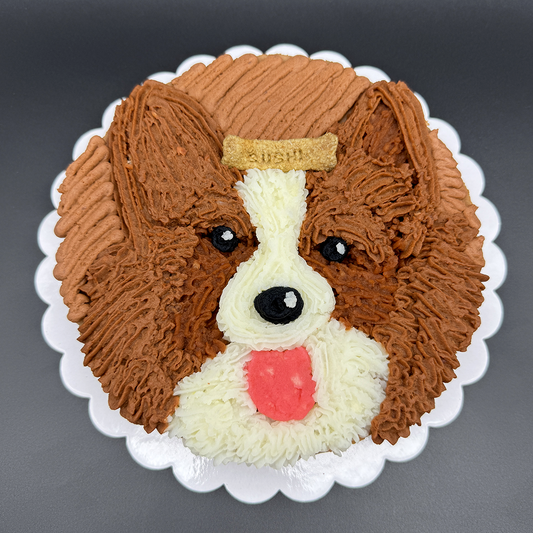 Pet Portrait Full Face Big Cake