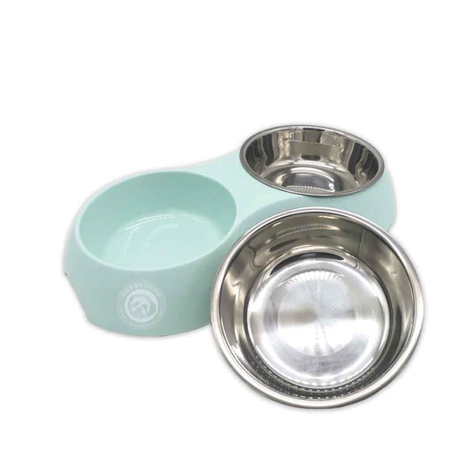 Stainless Double Feeding Bowls for Dogs
