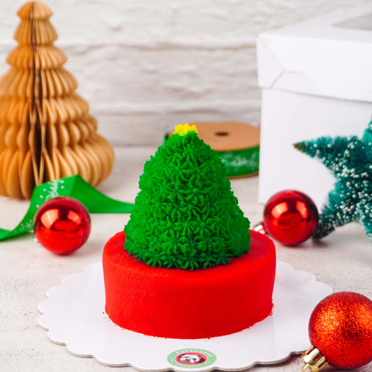 3D Christmas Tree Cake
