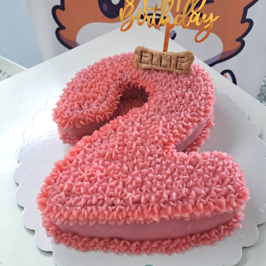 Big Number Cake Classic Design