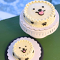 Minimalist Doggo Custom Cake